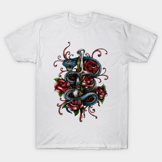 Snake T-Shirt by Dojaja